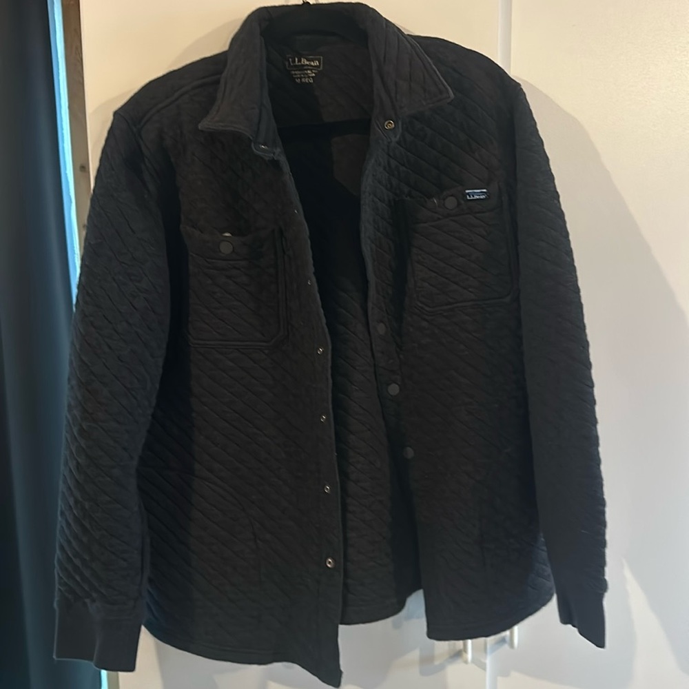 Men’s LL Bean Quilted Snap Overshirt